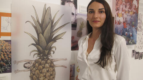 Hút hồn với những bức họa khổ nhỏ của nữ họa sĩ người Ukraine