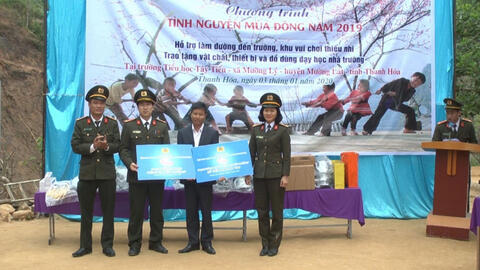 Hội Phụ nữ Viện KH&CN Bộ Công an với nhiều hoạt động thiện nguyện tại Thanh Hóa