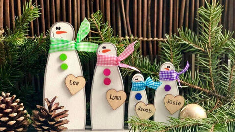 15 món đồ trang trí Giáng sinh cực dễ thường theo chủ đề người tuyết