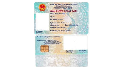 Bộ Công an công bố mẫu thẻ căn cước công dân gắn chip