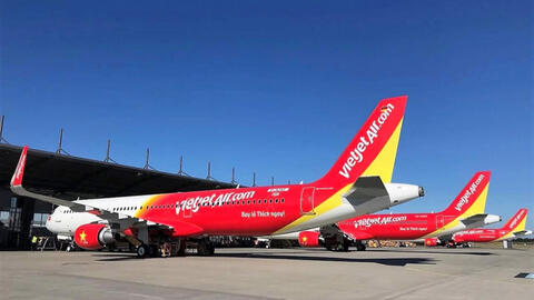 Vietjet tiếp tục điều chỉnh khai thác bay do hưởng của bão số 5
