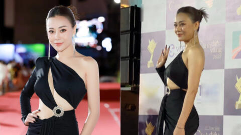 Phương Oanh xả kho loạt hình lẻ bóng trên thảm đỏ, so với ảnh qua camera thường khác "một trời một vực"?