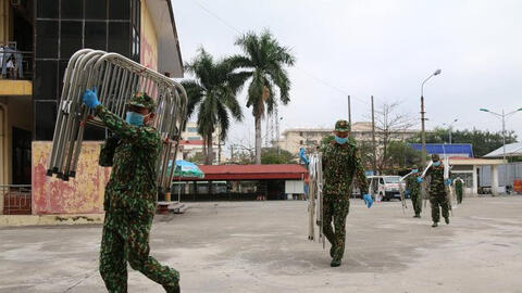 Bộ Y tế rút lực lượng ở TP.HCM về tăng chi viện cho Hải Dương