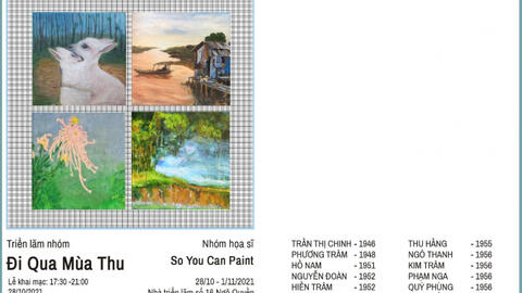 Triển lãm "Đi qua mùa thu": Một thế giới sắc màu với triết lý nhân sinh và lẽ sống