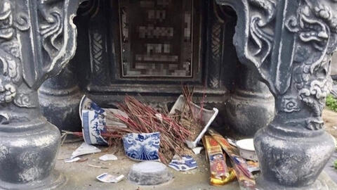 Đã khoanh vùng, xác định được nghi phạm phá hoại nhiều ngôi mộ ở Hải Phòng