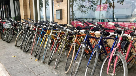 Dịch vụ cho thuê xe đạp ở hồ Tây doanh thu lên tới vài triệu/ngày