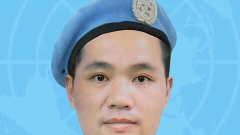 Một sĩ quan hy sinh khi làm nhiệm vụ gìn giữ hòa bình Liên Hiệp Quốc