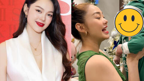 Sau 4 tháng sinh con, Minh Hằng hiếm hoi công khai rõ gương mặt nhóc tỳ