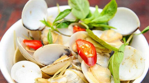 Món ngon mỗi ngày: Cách làm nghêu hấp sả ớt cực ngon – cực hấp dẫn