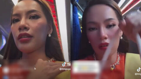 Lê Hoàng Phương gặp sự cố ở Miss Grand International 2023, lộ vẻ mặt hoang mang thấy rõ trên livestream