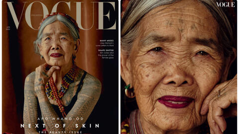 Nghệ nhân 106 tuổi thành mẫu già nhất bìa tạp chí thời trang Vogue