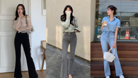 Phối quần jeans ống loe với 7 kiểu áo này, nàng sẽ ghi điểm thanh lịch trong mùa thu năm nay