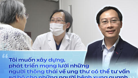 Lời khẩn cầu lúc đêm muộn và điều khác biệt ở dự án dành cho bệnh nhân ung thư của BS người Việt ở Nhật