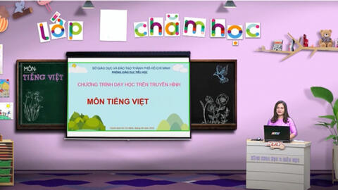 Học sinh lớp 1, 2 ở TP HCM học qua truyền hình