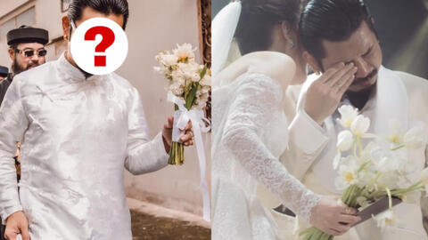 Sao nam Vbiz tung ảnh nét căng hôn lễ với bà xã sau 13 năm yêu: Nghẹn ngào xúc động trên sân khấu, tiết lộ lỗ 500 triệu