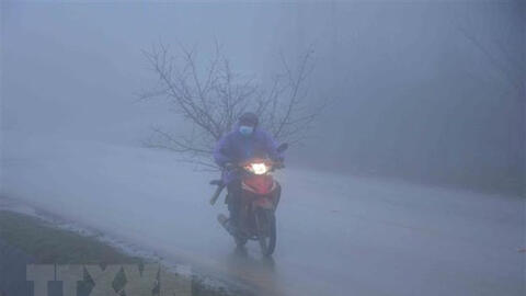 Bắc Bộ trời rét đậm, vùng núi cao có nơi dưới 5 độ C