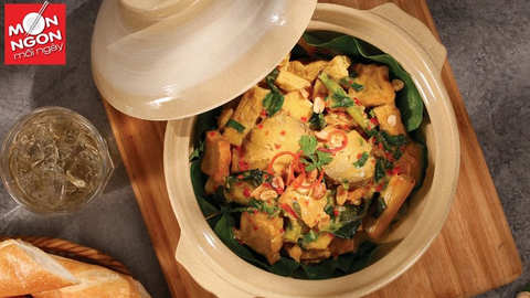 Món ngon mỗi ngày: Đậu hũ um nước cốt dừa