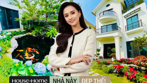 Sân vườn trong biệt thự 2 triệu đô của Lã Thanh Huyền: Diện tích "khủng" 150m2, nổi bật với hồ cá Koi đắt đỏ