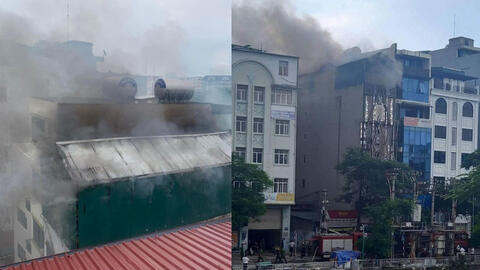 3 cảnh sát hy sinh khi chữa cháy quán karaoke ở Hà Nội