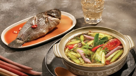 Món ngon mỗi ngày: Canh cá rô bông súng