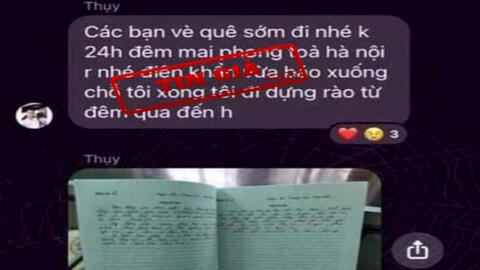 Thực hư thông tin 'đêm mai phong tỏa Hà Nội'
