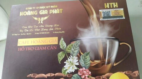 Bộ Y tế cảnh báo cà phê giảm cân Hoàng Gia chứa chất cấm