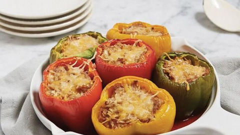Món ngon mỗi ngày: Ớt chuông hải sản phô mai