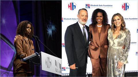 "Sao" quốc tế tiếp theo mặc đồ NTK Công Trí chính là cựu Đệ nhất phu nhân Mỹ Michelle Obama