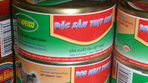 Thịt chó đóng hộp đã ngưng sản xuất cách đây...15 năm