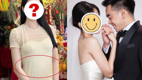 Á hậu Vbiz lộ vòng 2 lùm lùm, mang thai con đầu lòng sau khi kết hôn với chồng doanh nhân?