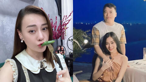 Phương Oanh lộ diện sau khi xác nhận mang song thai, tiết lộ sức khỏe hiện tại hậu ốm nghén nặng phải hoãn cưới