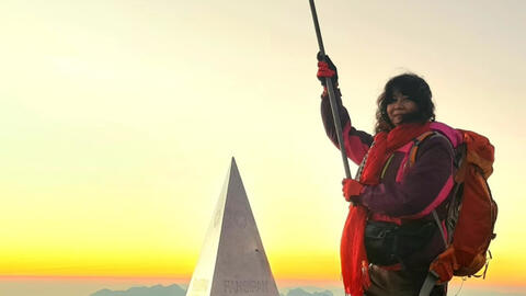 Người phụ nữ Gia Lai 58 tuổi chinh phục 5 đỉnh núi nổi tiếng miền Bắc