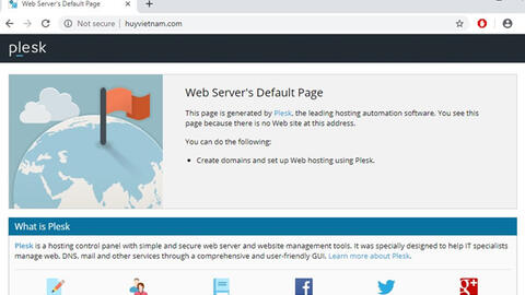Website công ty sở hữu chuỗi Món Huế không truy cập được