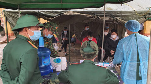 Người phụ nữ bỏ trốn sang Trung Quốc đã được đưa về khu cách ly mới