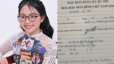 Phương Mỹ Chi điền đơn đăng ký tham gia cuộc thi Miss Grand Vietnam 2024?