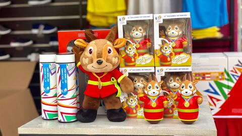 SEA Games 31 kết thúc nhiều ngày, thú nhồi bông sao la lại lên cơn sốt