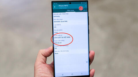 Cư dân mạng Trung Quốc tranh cãi về việc Galaxy Note20 được sản xuất ở Việt Nam