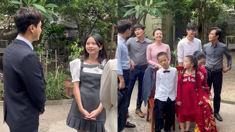 Gia đình mình vui bất thình lình: Lộ diện "con gái" 13 tuổi của Thanh Sơn