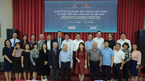 Hội thảo “Kinh tế đô thị trong quy hoạch, xây dựng và phát triển bền vững đô thị Việt Nam”