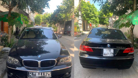 Rao BMW 750 Li cũ bằng nửa giá Vios mới, người bán nửa đùa nửa thật: 'Xăng ăn như ngửi', chỉ 4.7L
