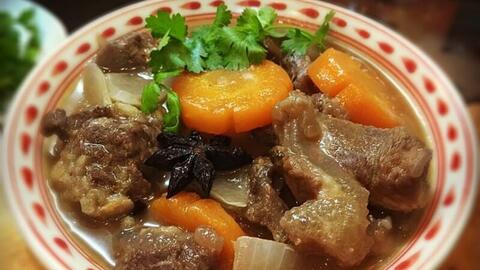 Món ngon mỗi ngày: Cách làm món gân bò hầm rau củ