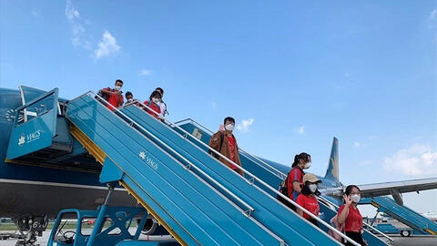 Khách bay từ TP.HCM đến Hà Nội, Hải Phòng và Thừa Thiên- Huế không phải cách ly tập trung