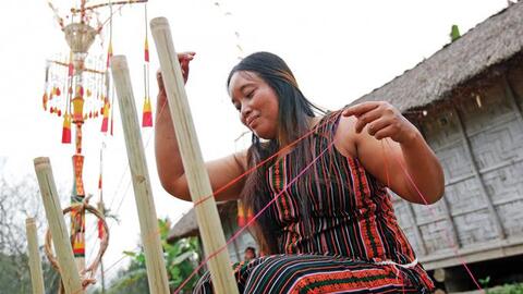 Sức sống thổ cẩm Mạ