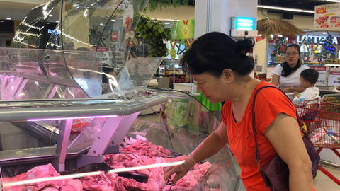 Giá thịt heo tăng nhẹ tại chợ sỉ