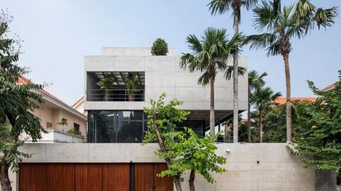 Nhà bê tông thô mộc vẫn đẹp hút hồn ở Sài Gòn