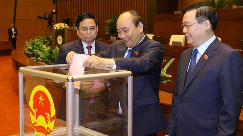 Quốc hội phê chuẩn việc bổ nhiệm 2 Phó Thủ tướng và 12 thành viên Chính phủ