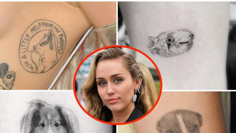 Người nổi tiếng thể hiện tình cảm với vật nuôi bằng hình xăm trên cơ thể