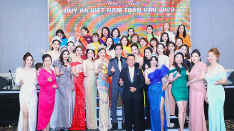 TP.HCM: Họp báo cuộc thi Hoa hậu Quý bà Việt Nam Toàn cầu 2023