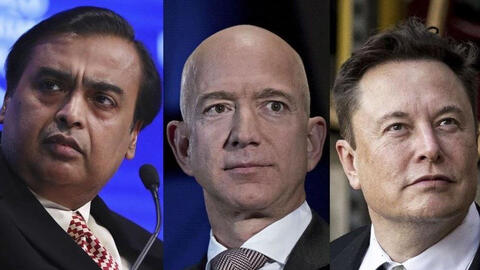 Tỷ phú Ấn Độ - Ambani gia nhập 'Câu lạc bộ 100 tỷ USD' cùng với Bezos và Musk