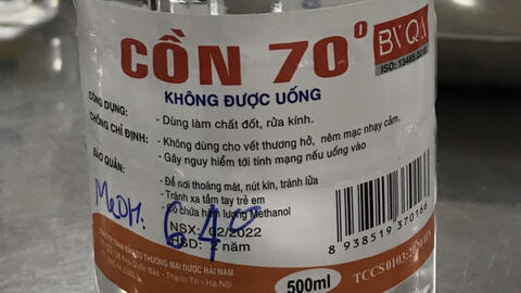 Bệnh nhân 54 tuổi nhập viện vì uống cồn phòng Covid-19
